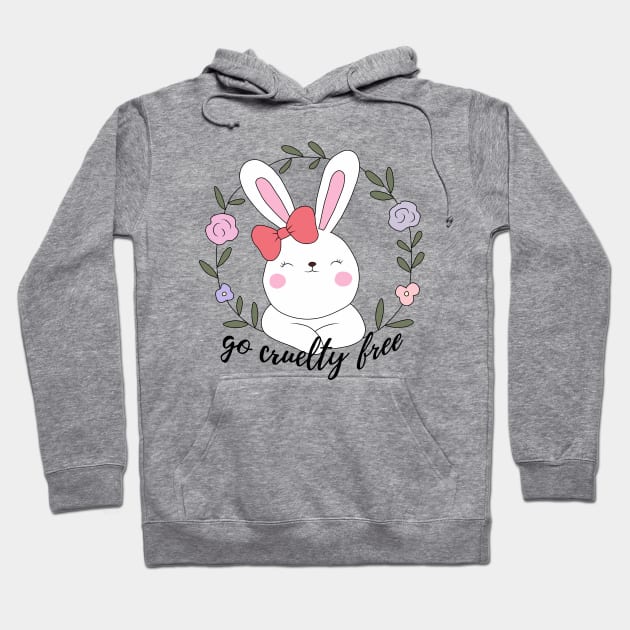 Easter - Go Cruelty Free Hoodie by valentinahramov